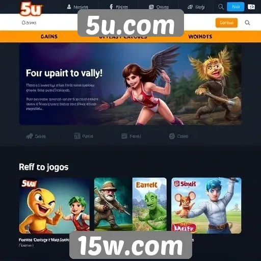 5u.com oferece nova experiência de jogos online