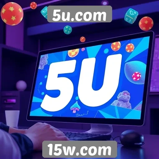 Competição entre plataformas de jogos online incluindo 5u.com