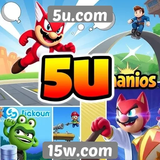 Jogos populares em 5u.com atraem novos usuários